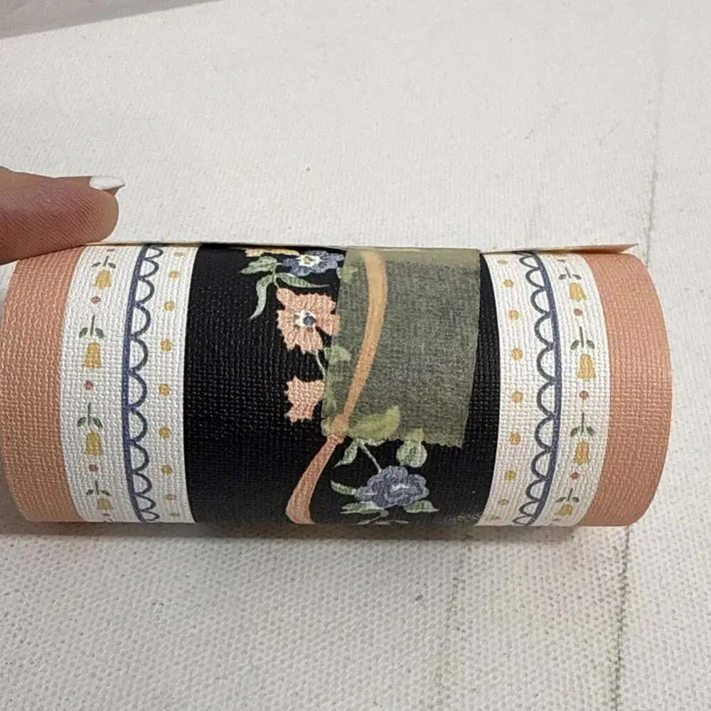 Vintage Cottage Oriental Floral Victorian Style Classic Wallpaper Border LikeNew